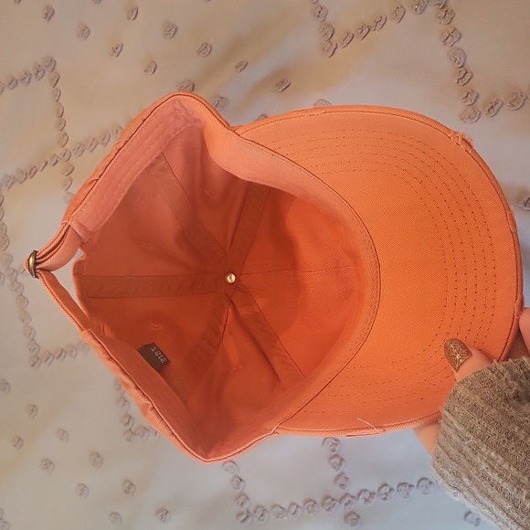 *3 for $15* District Distressed Cap Burnt Orange - Picture 6 of 6